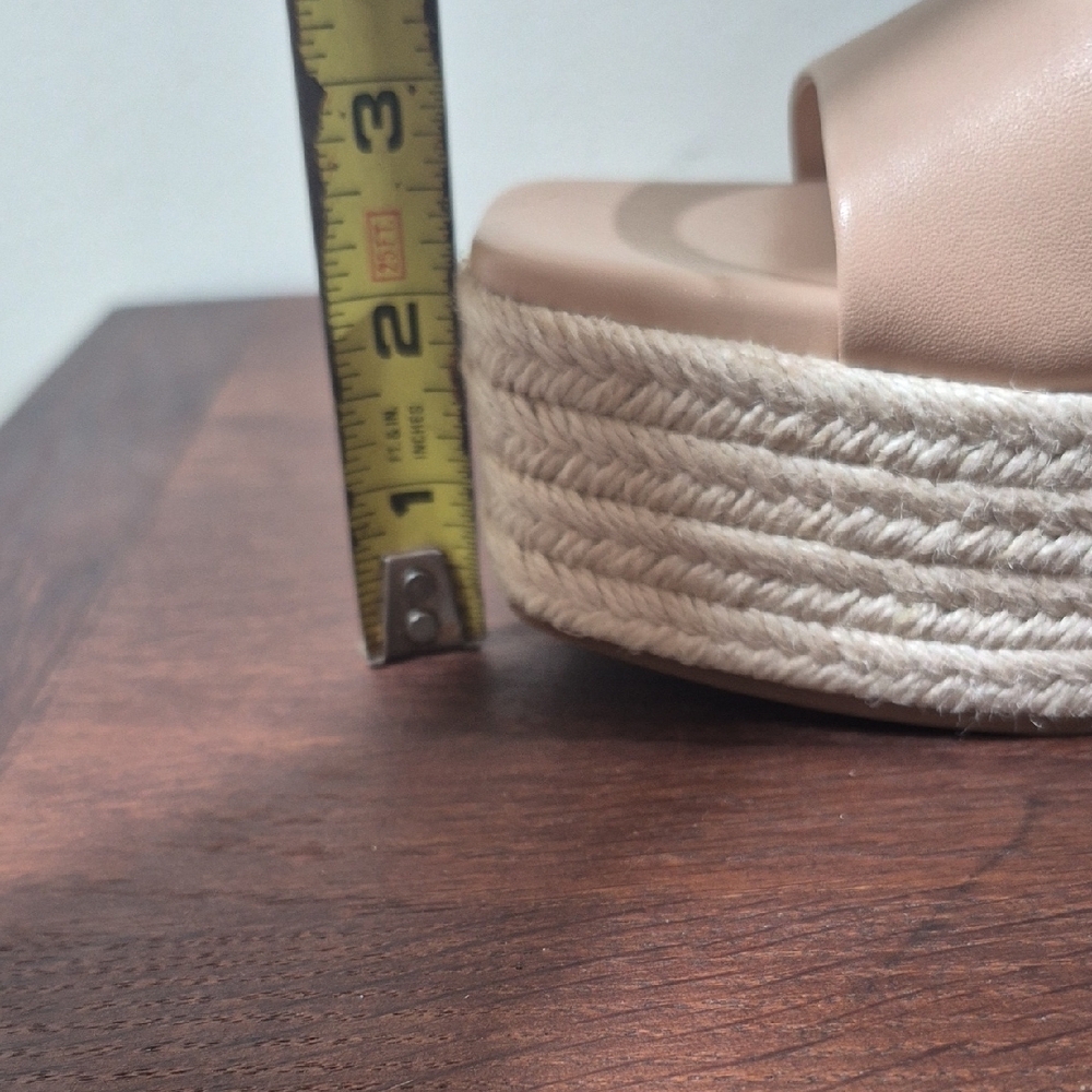 Gianni Bini Nude Wedge Sandals - Picture 9 of 9